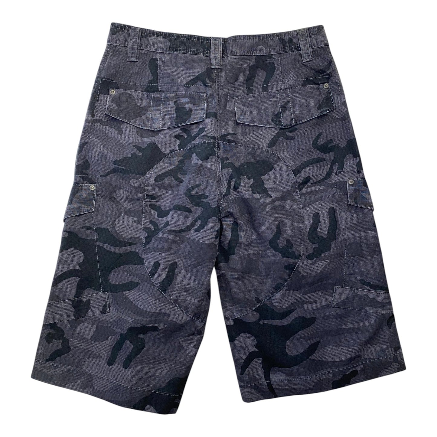 Sneakerfreak Dark Grey Camo Cargo Shorts