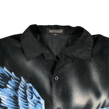 Y2K Brother Eagle vs Snake Button-Up Shirt