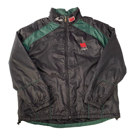 Dale Earnhardt Jr. National Guard Black & Green Windbreaker