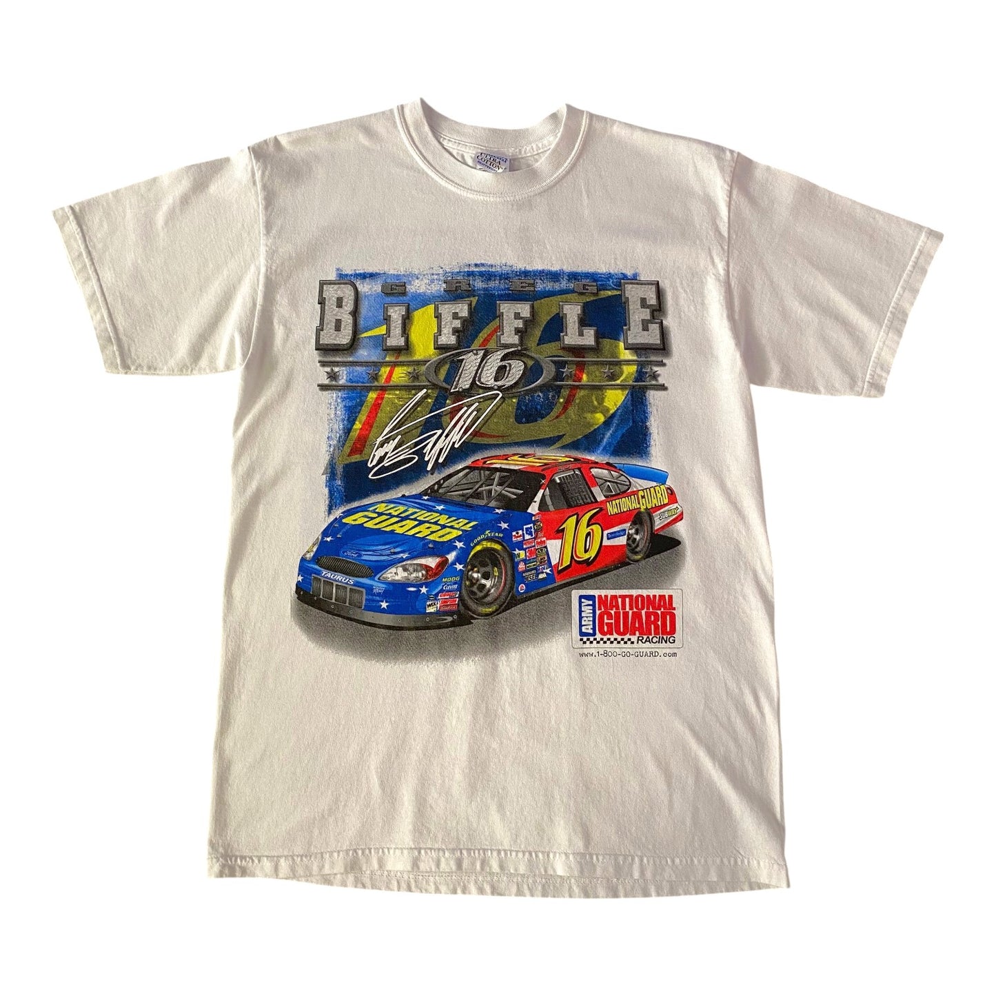 Team Caliber Greg Biffle #16 Army National Guard NASCAR T-Shirt