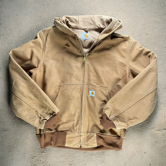 Carhartt Hooded Work Beige Jacket