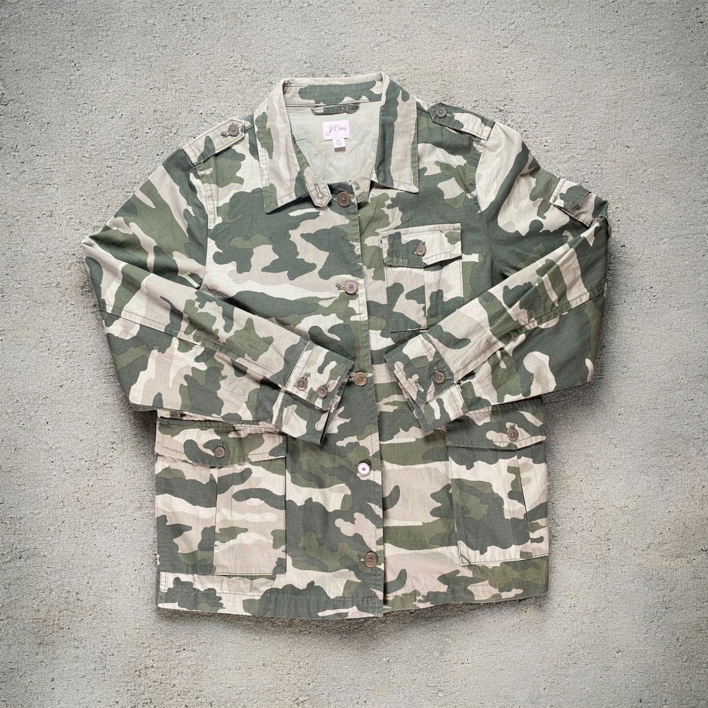 J Crew Camo Jacket