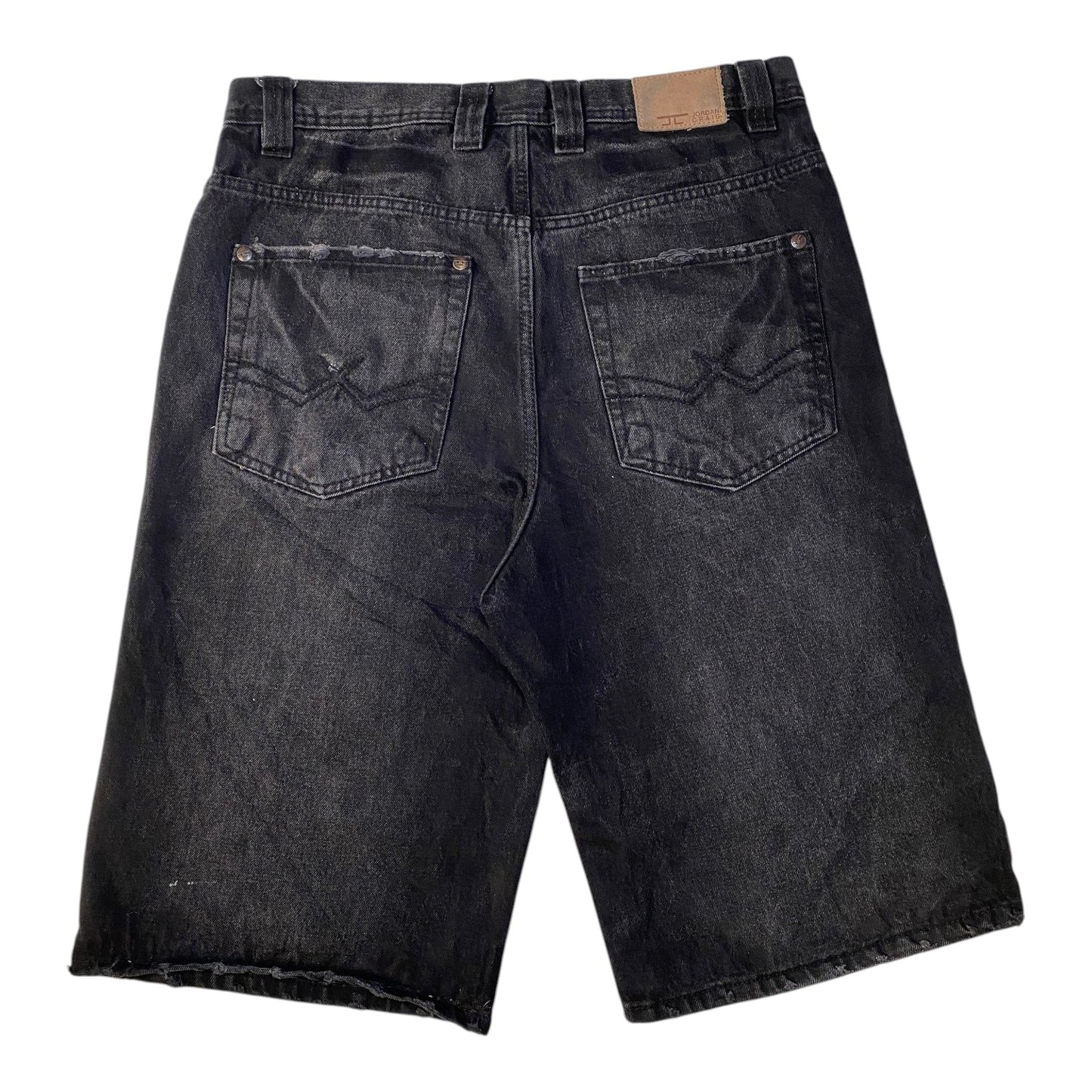 Jordan Craig Dark Grey Jeans Shorts