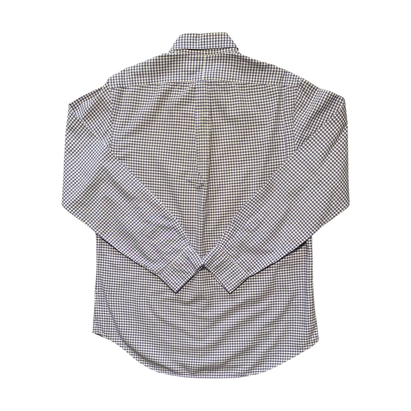 Ralph Lauren Purple & White Chequered Button-Up Shirt