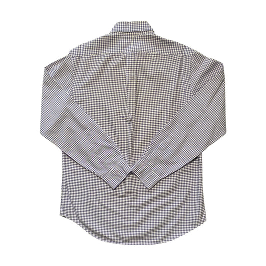 Ralph Lauren Purple & White Chequered Button-Up Shirt