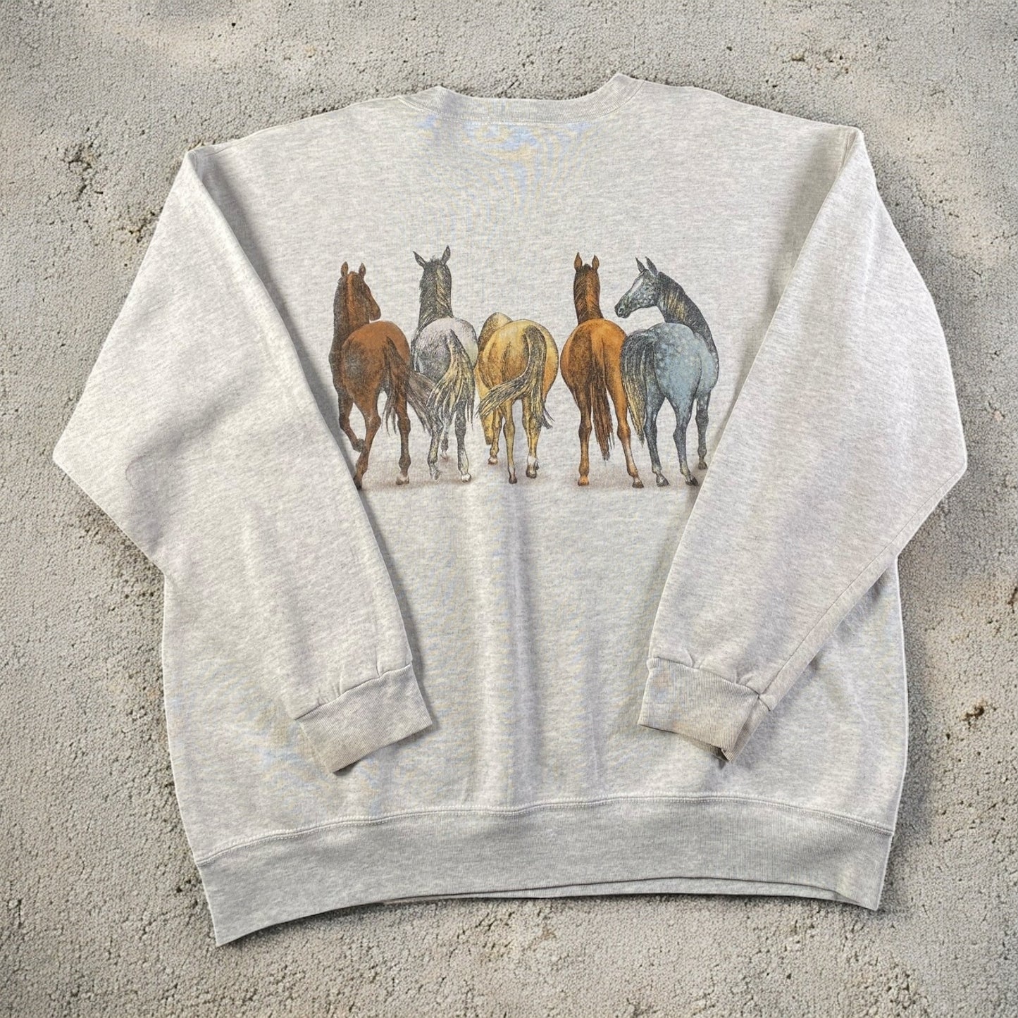Vintage Cowboy Western Horse Graphic Sweatshirt