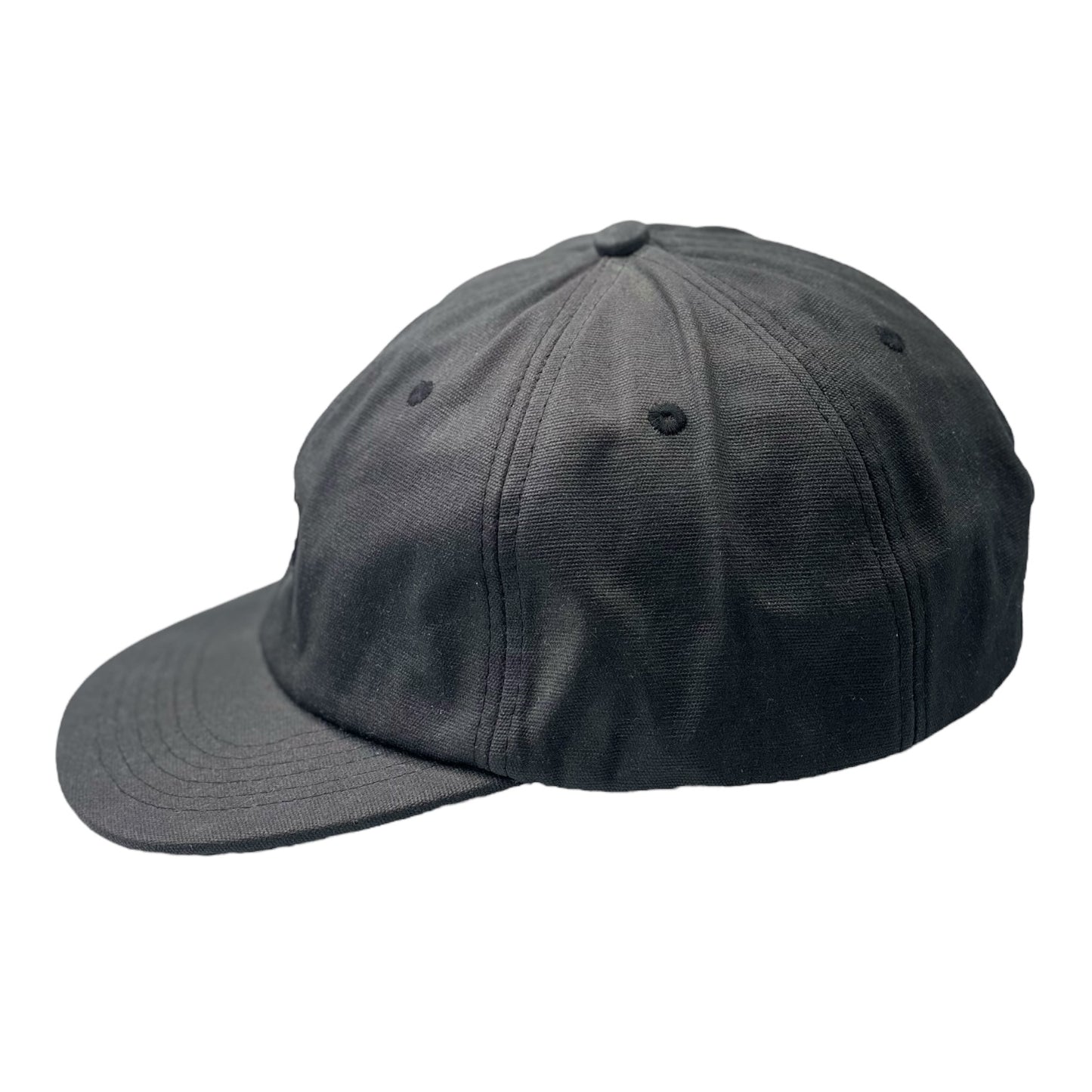 Pass-Port White Embroidery Black Cap
