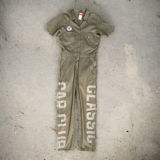 Dickies Short-Sleeve Work Olive Green Overall