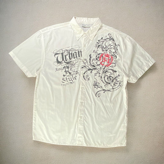 Okay ✓ Urban Style White Shirt