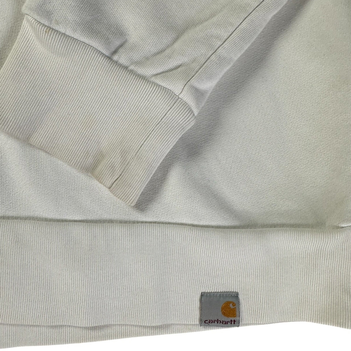 Carhartt WIP Union Made Trade Mark White Sweatshirt