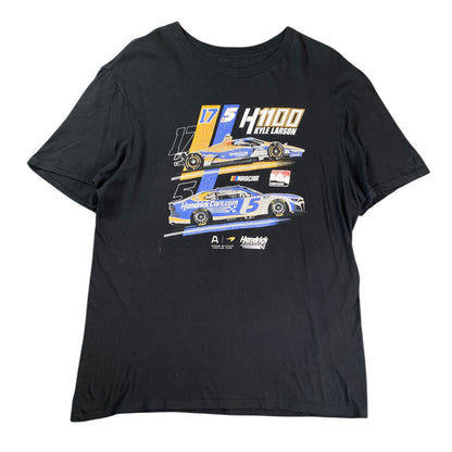 Kyle Larson Arrow McLaren HendrickCars.com Double Duty Black T-shirt