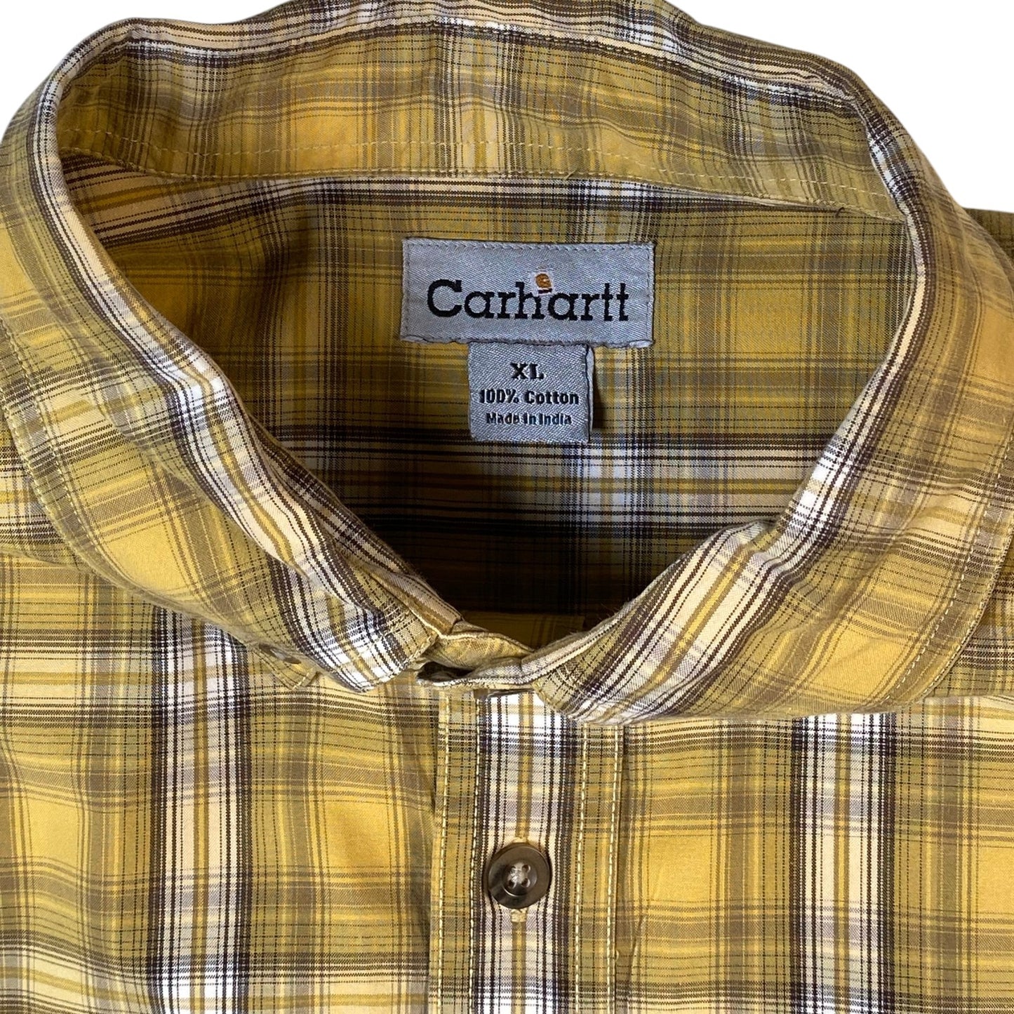Carhartt Short-Sleeve Plaid Work Shirt