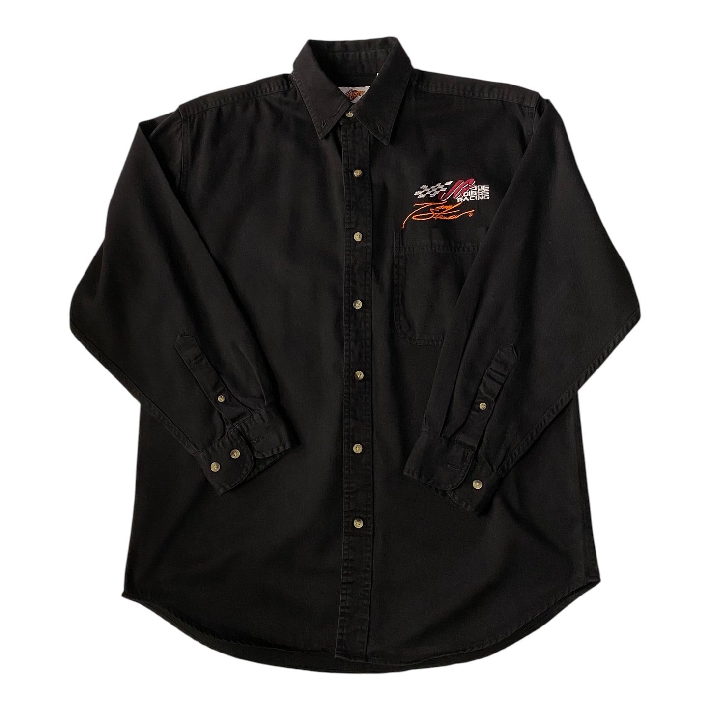 Tony Stewart Joe Gibbs Racing Button Down Shirt