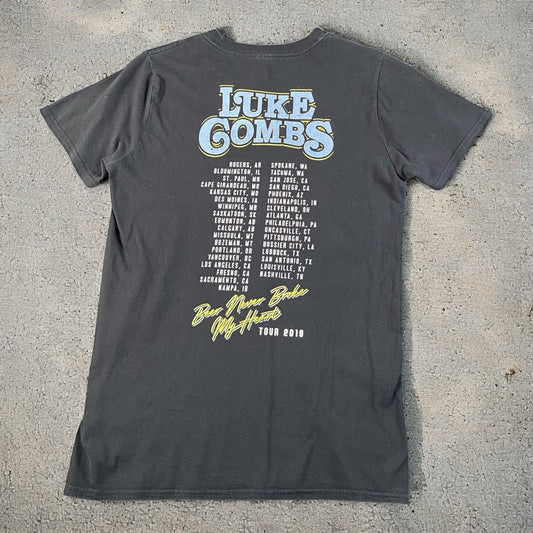 Luke Combs "Beer Never Broke My Heart" Black T-shirt