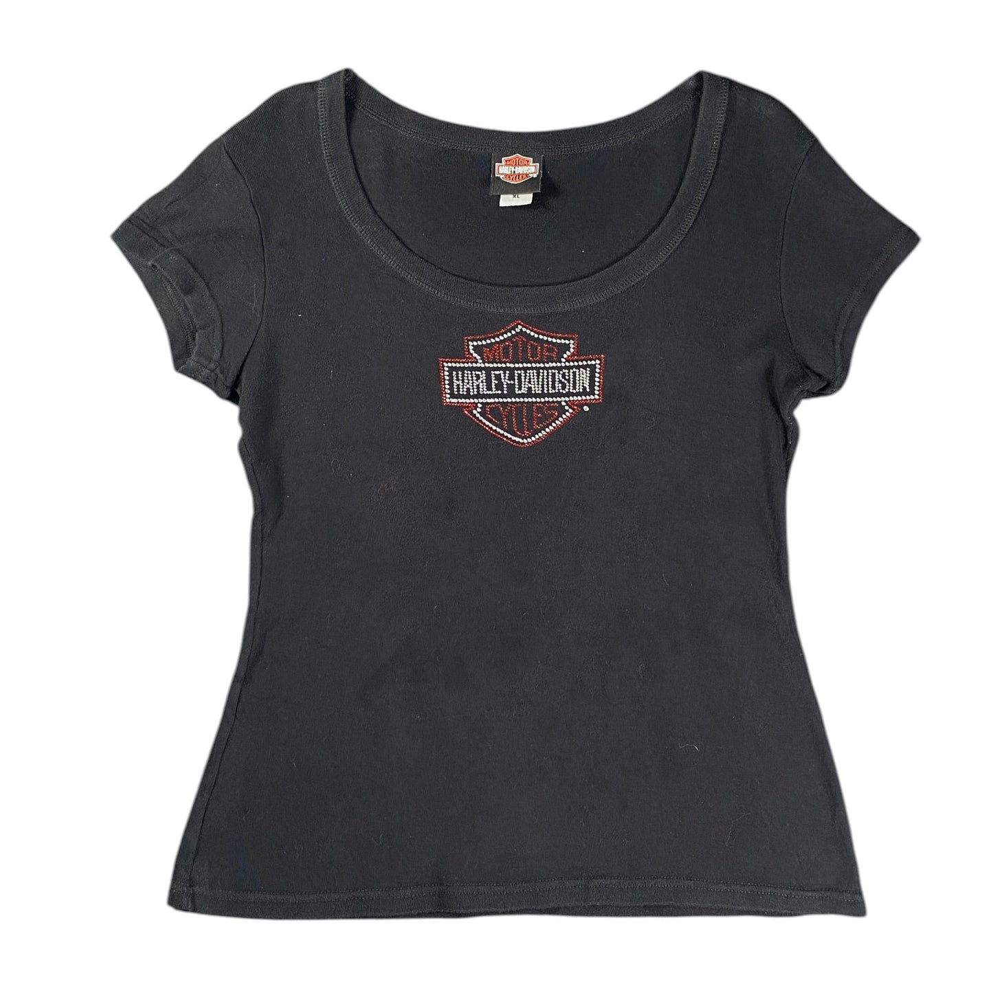 Harley-Davidson Las Vegas Black Scoop Neck T-shirt