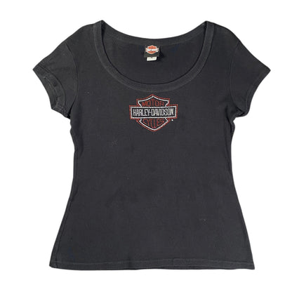 Harley-Davidson Las Vegas Black Scoop Neck T-shirt