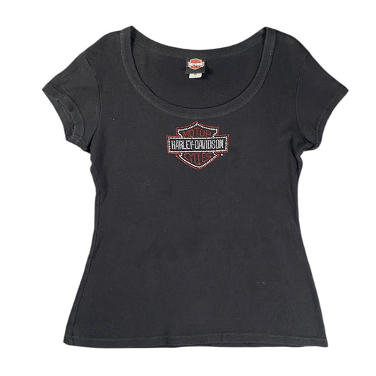 Harley-Davidson Las Vegas Black Scoop Neck T-shirt