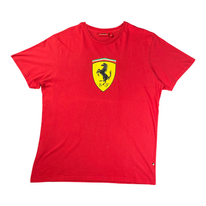 Official Ferrari Licensed Product Scuderia Shield Red T-shirt