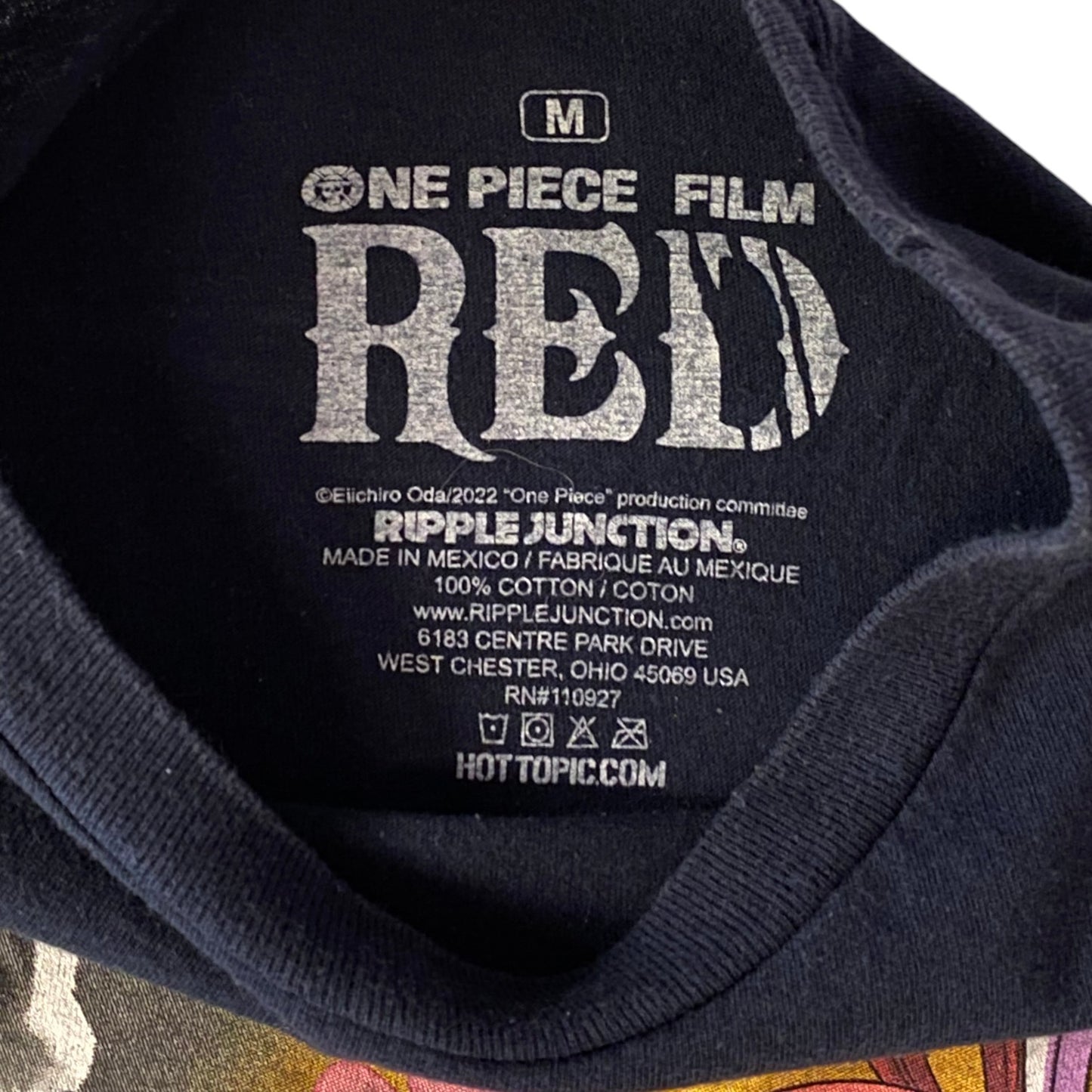 One Piece Red Uta Diva Ripple Junction T-Shirt