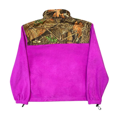 Trailcrest Purple Camo Zip Up Fleece