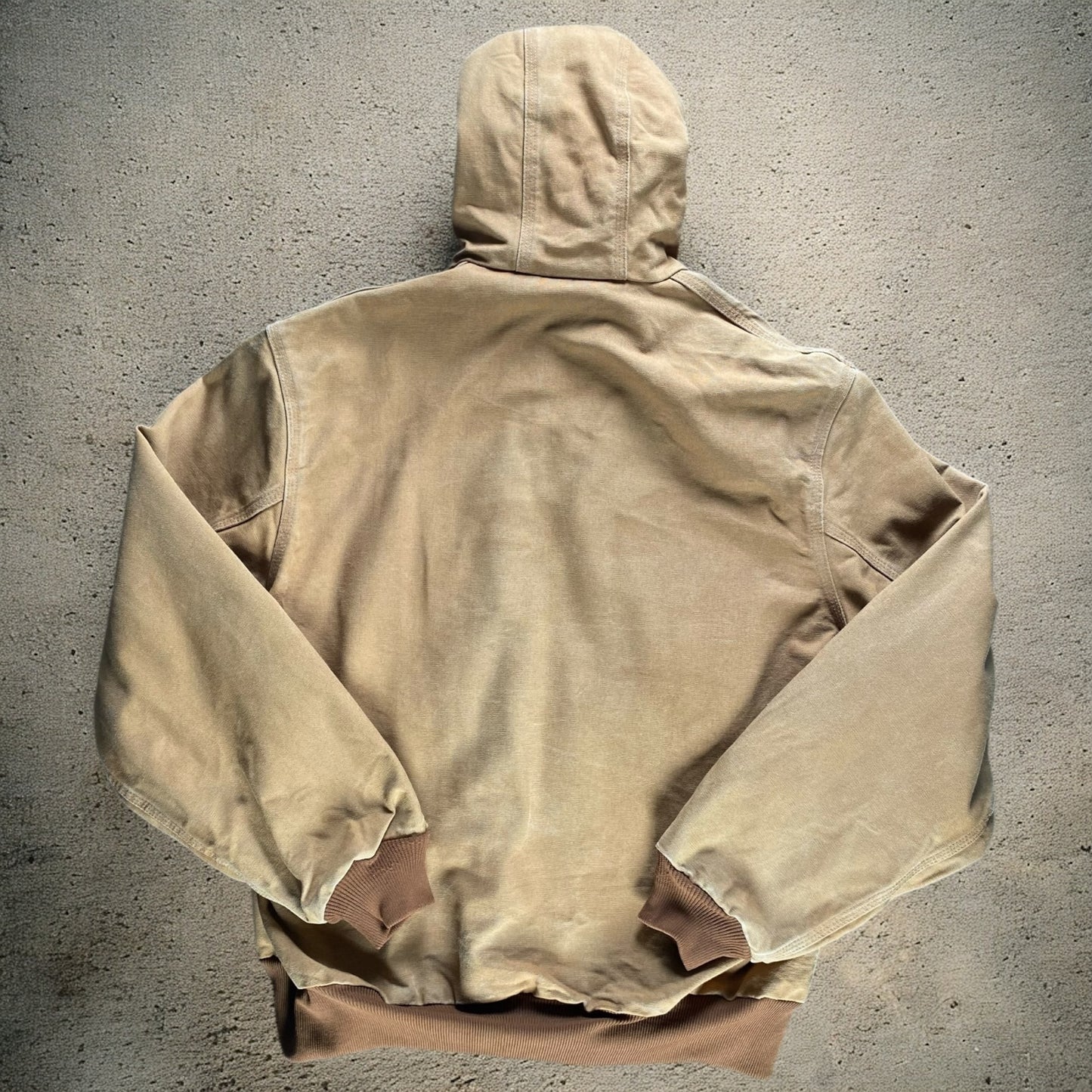 Carhartt Hooded Work Beige Jacket