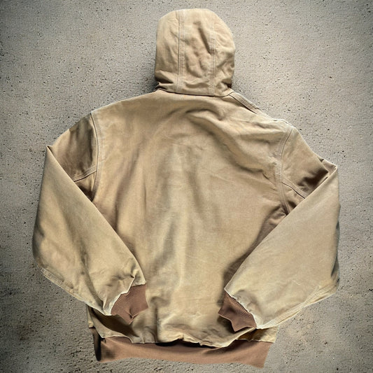 Carhartt Hooded Work Beige Jacket