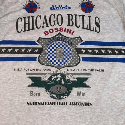 Vintage 90s Bossini Chicago Bulls All-Over Print T-Shirt