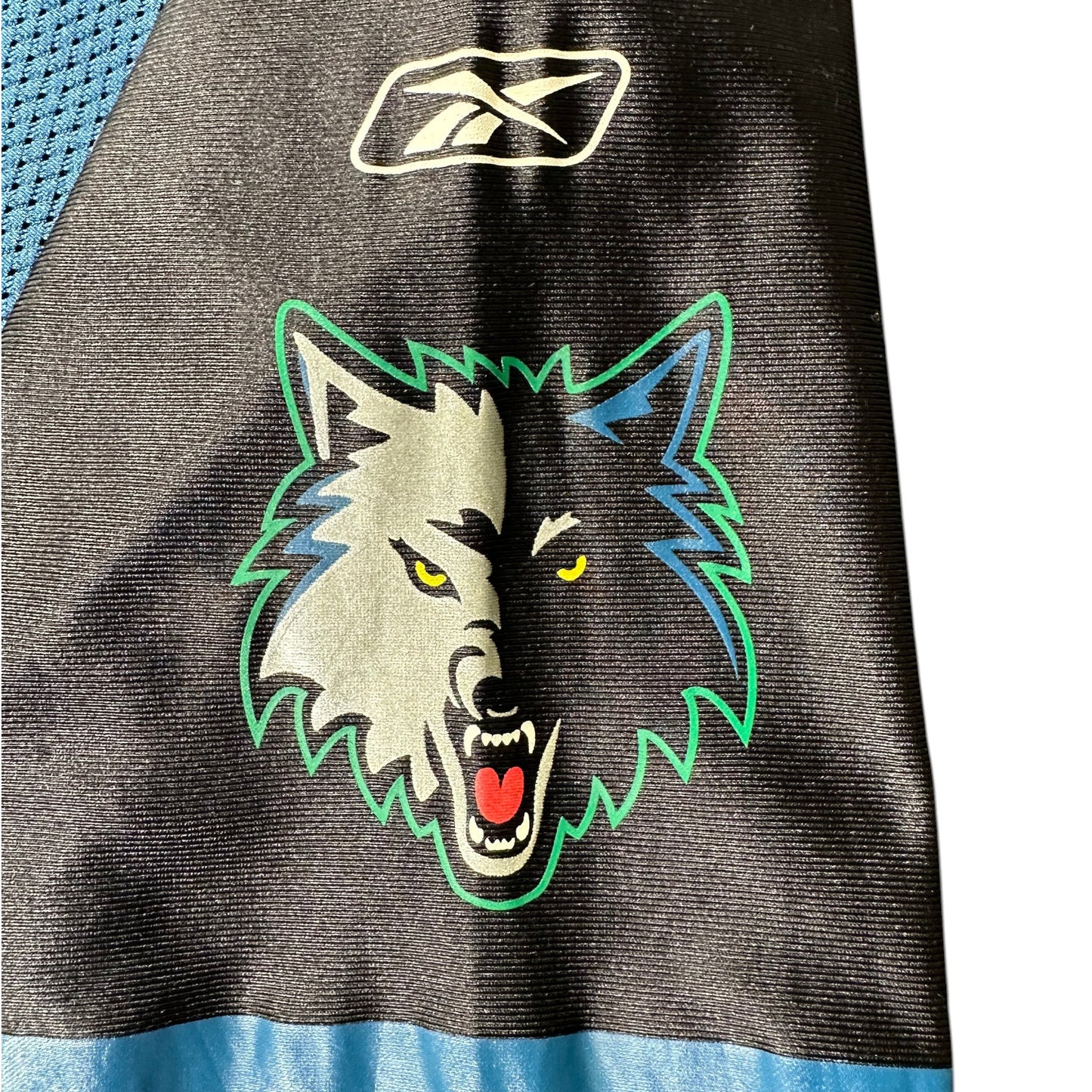 Reebok NBA Minnesota Timberwolves Variation Edition Blue and Black Jersey