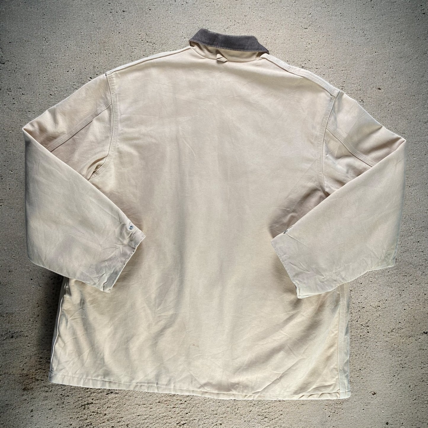 Carhartt Blanket-Lined Canvas Chore Coat Light Brown Jacket