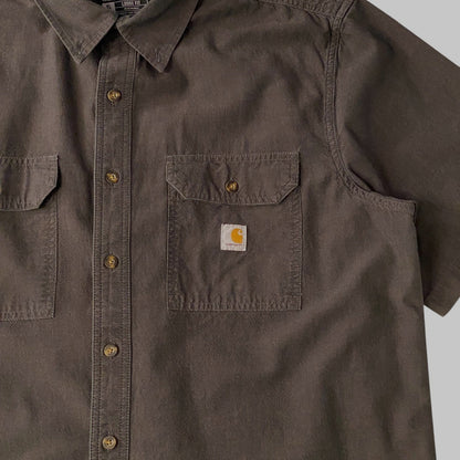 Carhartt Loose Fit Interwest Communications Black Chambray Shirt