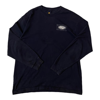 Carhartt Navy Blue Long Sleeve T-Shirt