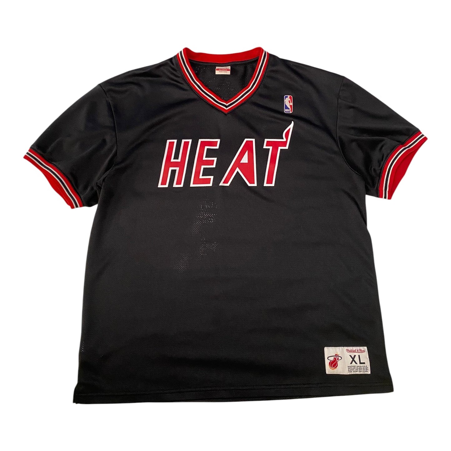 Mitchell & Ness Miami Heat Hardwood Classics Night Mesh Jersey