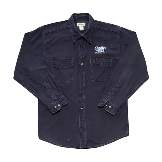 Carhartt Shadely Navy Long Sleeve Button Up