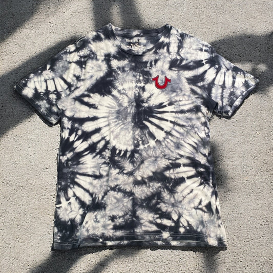 True Religion Black and White Dye T-shirt
