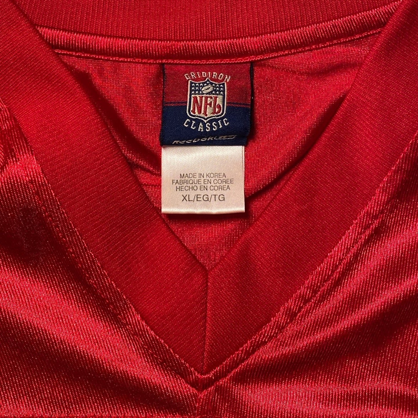 Reebok New England Patriots Red Jersey