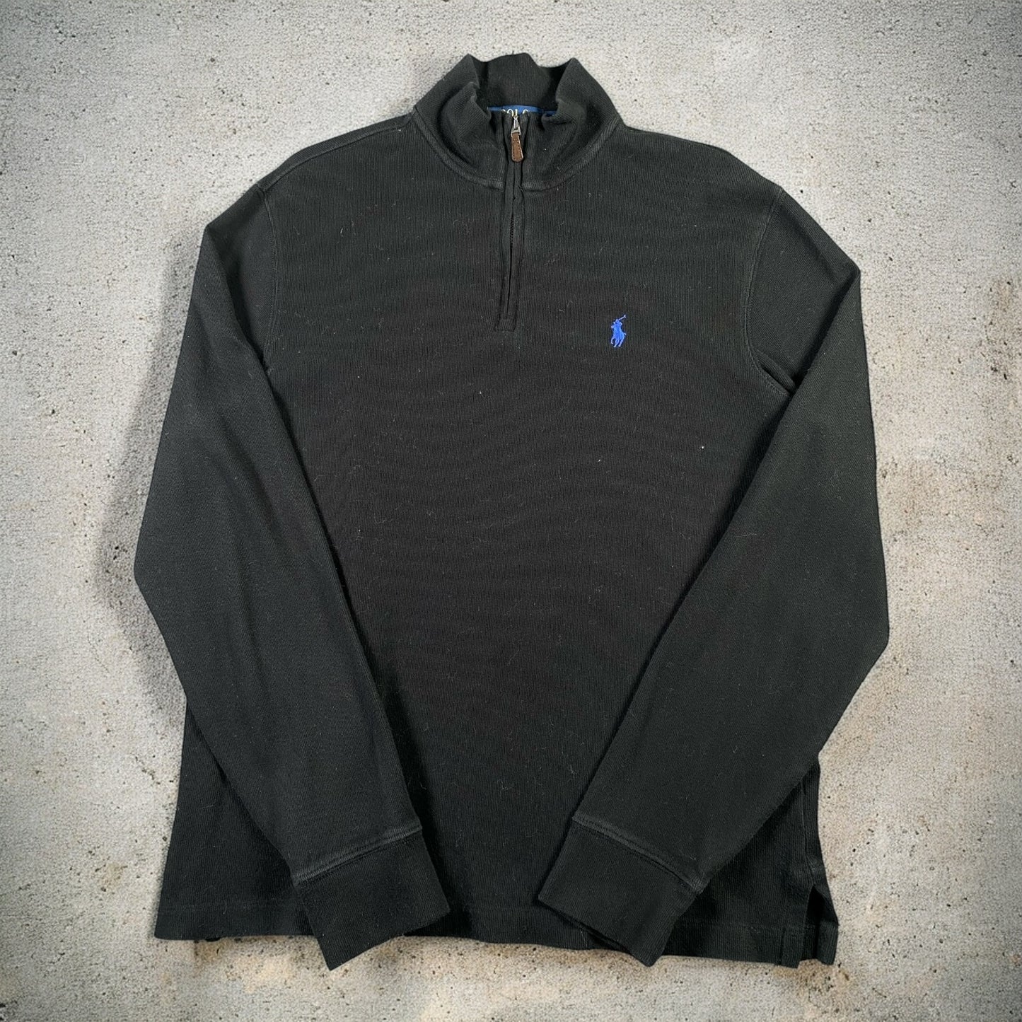 Polo Ralph Lauren Quarter-Zip Fleece Black Sweatshirt