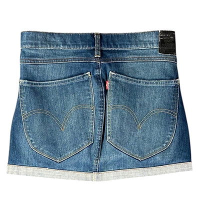 Levi's Blue Mini Skirt