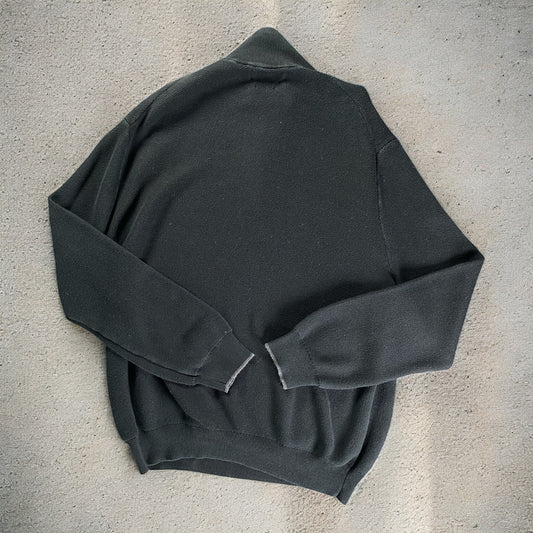 Polo Ralph Lauren Quarter-Zip Long Sleeve Black Sweater