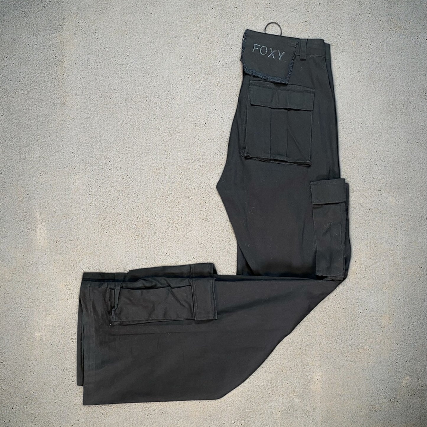 Foxy Black Cargo Pants