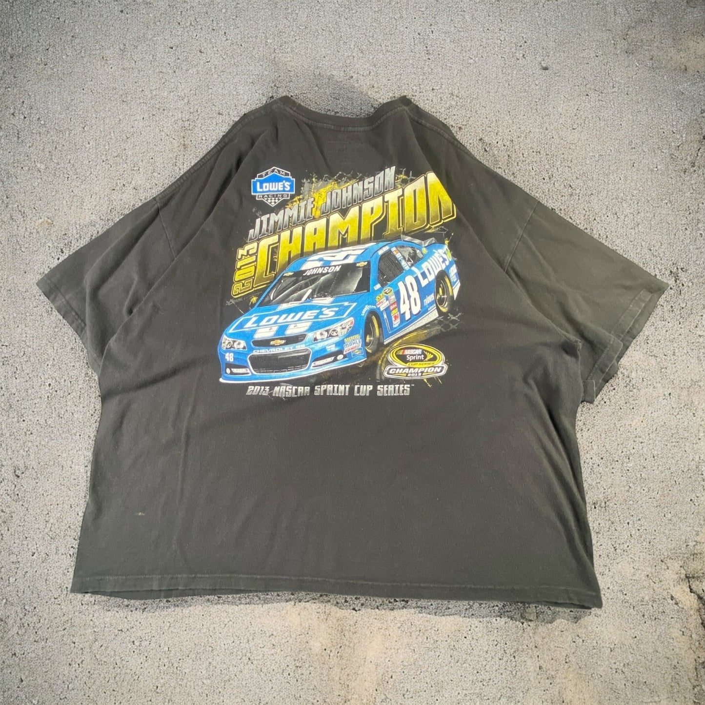 Jimmie Johnson Champion Nascar Black T-shirt