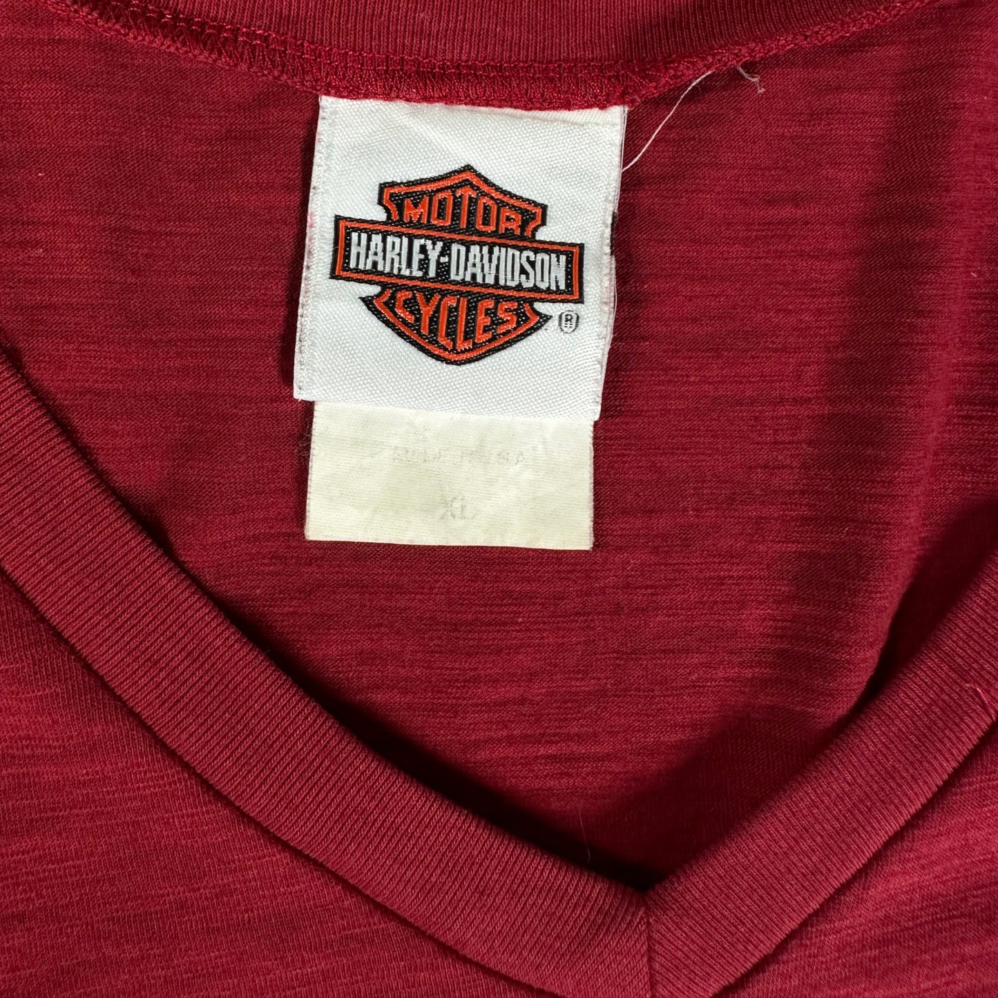 Harley DavidsonGraphic V-Neck Red Shirt
