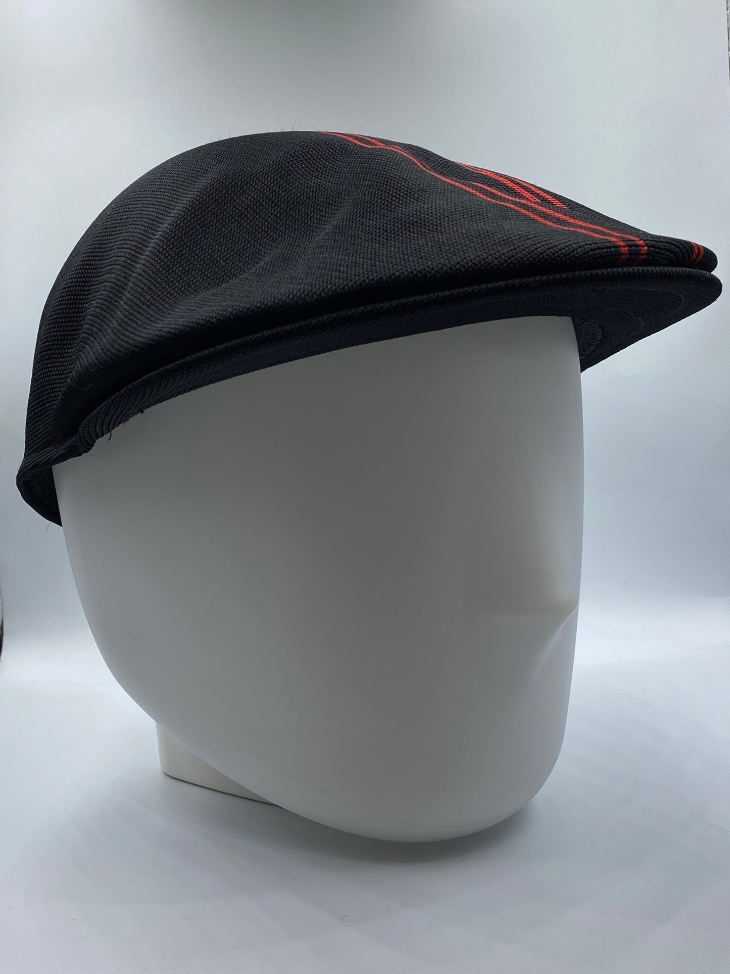 Vintage Kangol 507 Ventair Red Striped Flat Cap