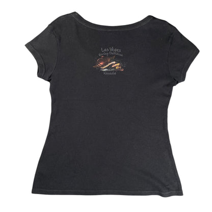 Harley-Davidson Las Vegas Black Scoop Neck T-shirt
