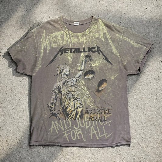 Metallica "And Justice For All" Olive Green T-shirt