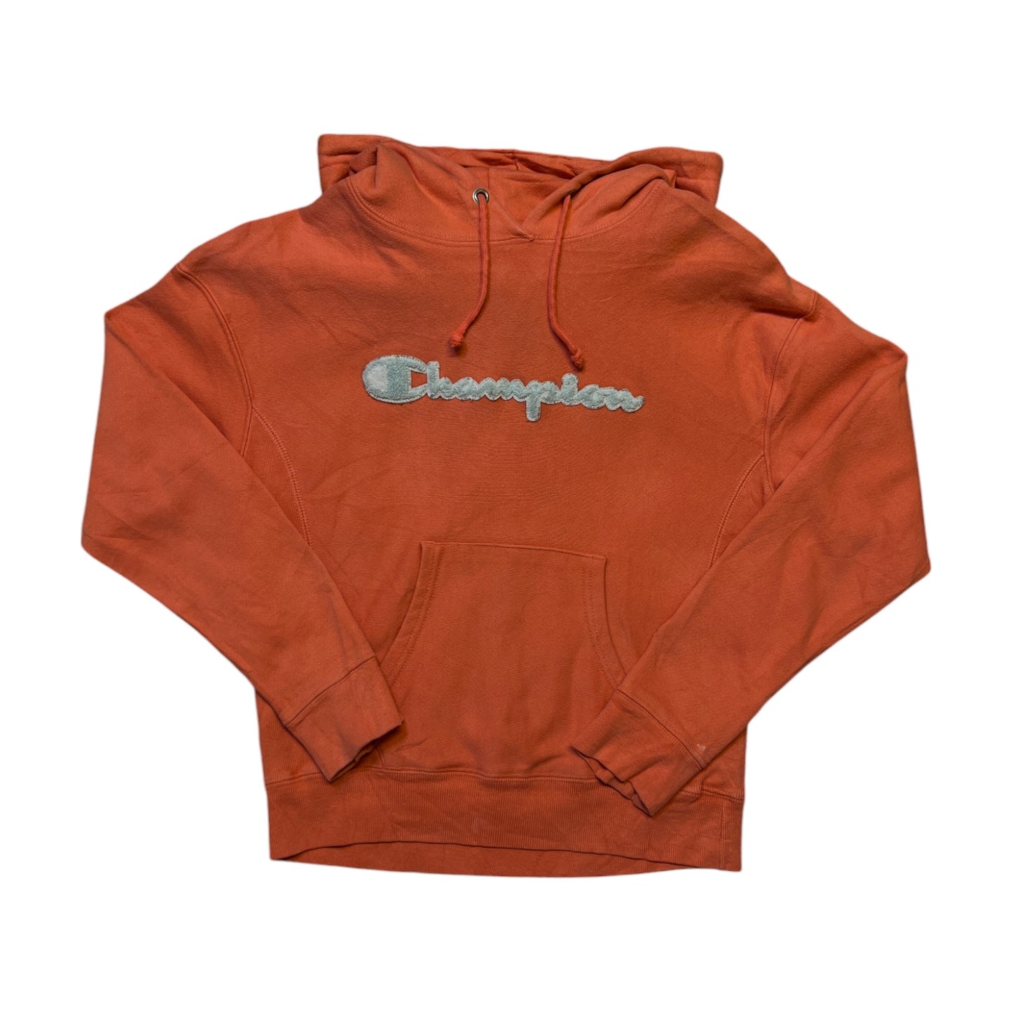 Champion Pink Textured Logo Hoodie