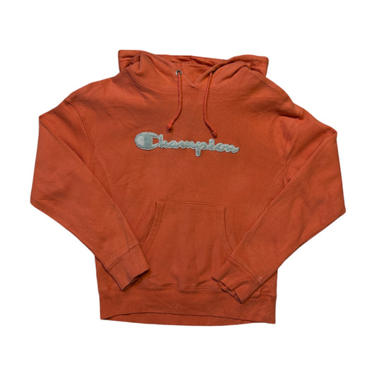 Champion Pink Textured Logo Hoodie