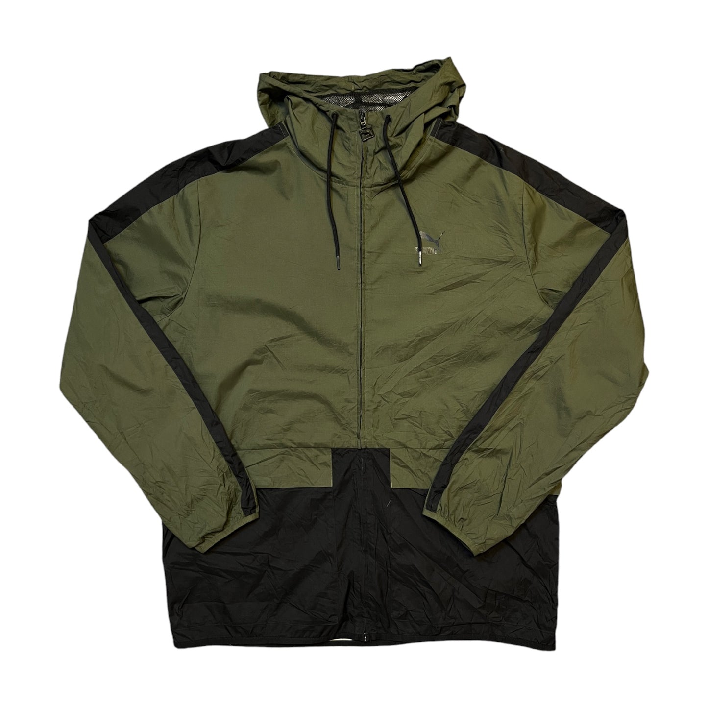 Puma Olive Green/Black Windbreaker
