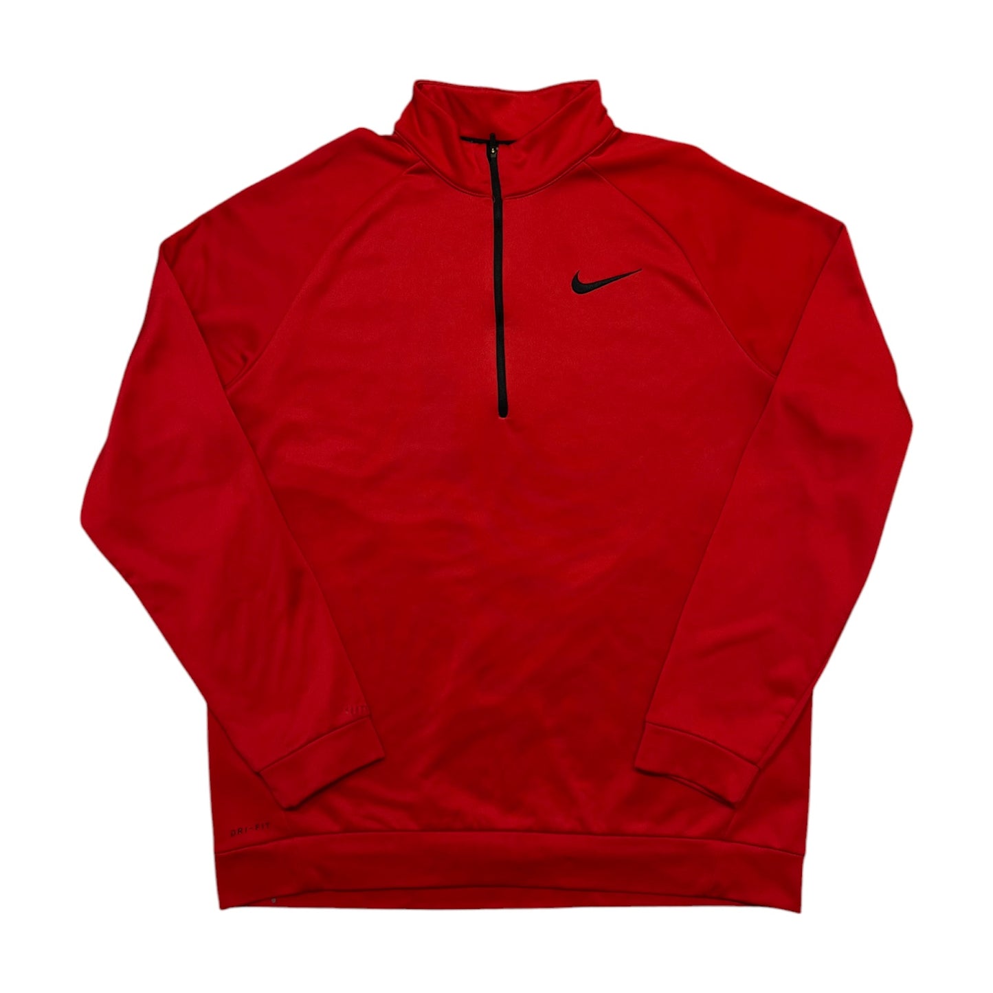 Nike Red Dri-Fit Quarter Zip Jacket