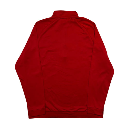 Nike Red Dri-Fit Quarter Zip Jacket
