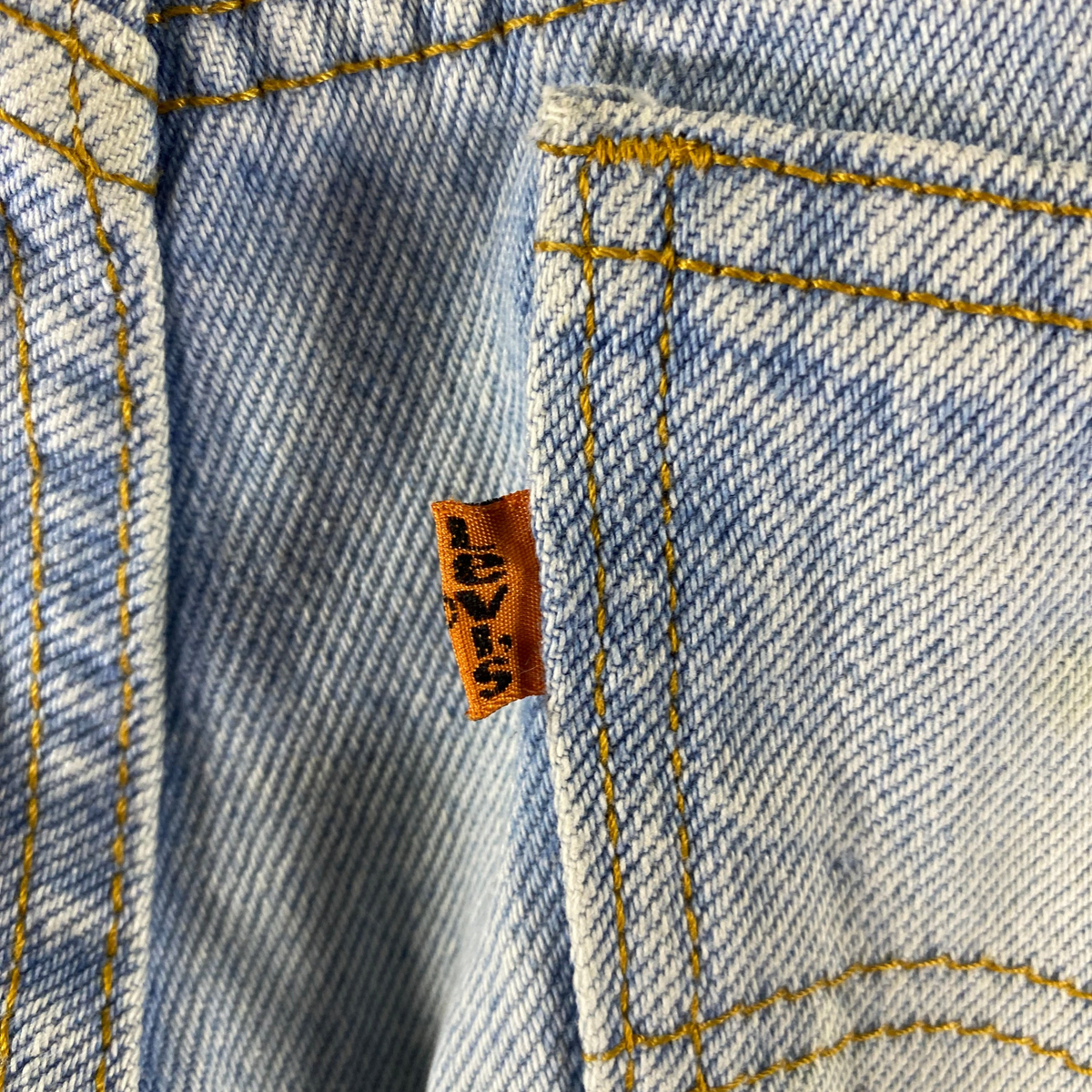 Levi's 604 Orange Tab Straight Leg Jeans